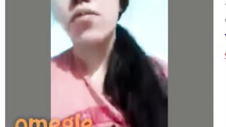 mexicana se calienta en omegle