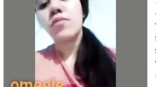 mexicana se calienta en omegle
