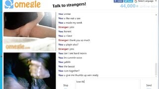 Omegle RobeMan Cum 4 (Listen To Her Cum With Me)