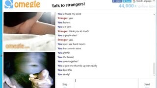 Omegle RobeMan Cum 4 (Listen To Her Cum With Me)