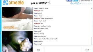 Omegle RobeMan Cum 4 (Listen To Her Cum With Me)
