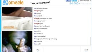 Omegle RobeMan Cum 4 (Listen To Her Cum With Me)