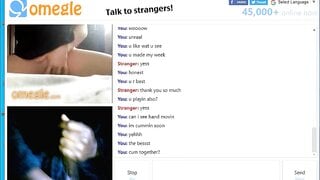 Omegle RobeMan Cum 4 (Listen To Her Cum With Me)