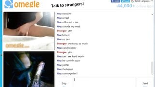 Omegle RobeMan Cum 4 (Listen To Her Cum With Me)