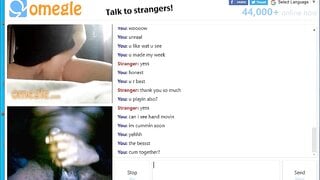 Omegle RobeMan Cum 4 (Listen To Her Cum With Me)