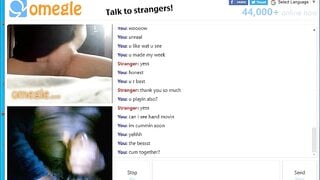 Omegle RobeMan Cum 4 (Listen To Her Cum With Me)