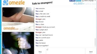 Omegle RobeMan Cum 4 (Listen To Her Cum With Me)