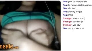 Girl shows her beautiful pussy and boobs on Omegle