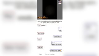 Omegle Tease Pussy/Tits