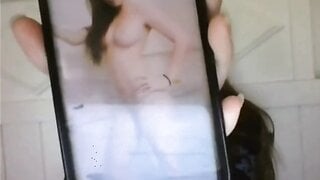 Omegle teen showing off her nudes