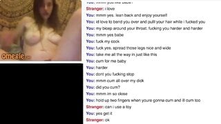 Brunette on omegle