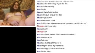 Brunette on omegle