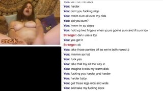 Brunette on omegle