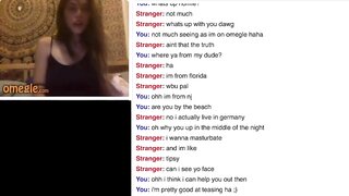 Brunette on omegle