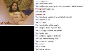 Brunette on omegle