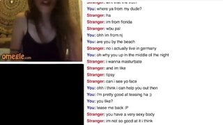 Brunette on omegle