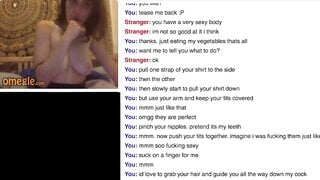Brunette on omegle