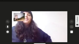 flashing tits on chatroulette to big cock