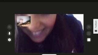 flashing tits on chatroulette to big cock