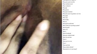 Omchater omegle mexican lesbian masturbates