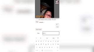 Omegle girl shows her boobs and rubs her pussy