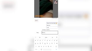 Omegle hot girl show Ur boobs and rub Ur pussy