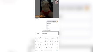 Omegle hot girl show Ur boobs and rub Ur pussy