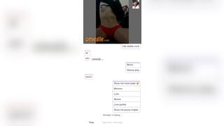 Omegle hot girl show Ur boobs and rub Ur pussy