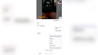 Omegle hot girl show Ur boobs and rub Ur pussy