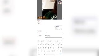 Omegle hot girl show Ur boobs and rub Ur pussy