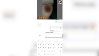 Omegle hot girl show Ur boobs and rub Ur pussy