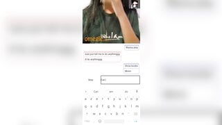 Omegle hot Indian girl show body and fingering ur pussy