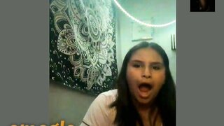 beautiful girls reacting big rosy dick of a brazilian youn