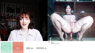 OMETV Hot russian girl react to asian trans