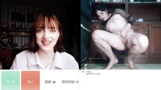 OMETV Hot russian girl react to asian trans