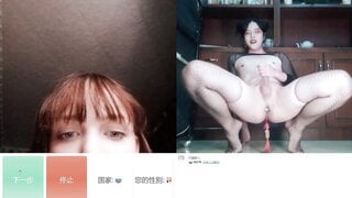 OMETV Hot russian girl react to asian trans