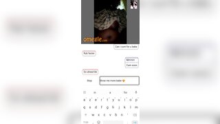 Omegle black girl with big tits