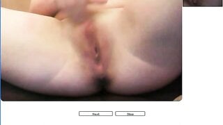 Naughty German bates on Chatroulette