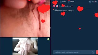 Cum in videochat
