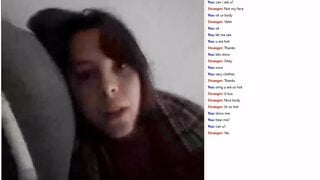 Omchater omegle sexy lesbian masturbates