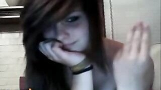 Cute Brunette on Omegle