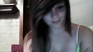 Cute Brunette on Omegle