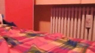 Girl plays the omegle game