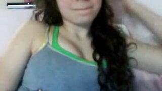 Nerd girl with big bust