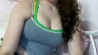Nerd girl with big bust