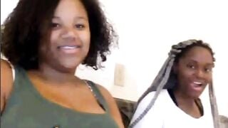 Two Big Tit Black Omegle Girls In Public Library