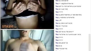 Super Hot Latina Playing With Big Tits On Omegle