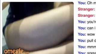 Hot Young Blonde Omegle Teen Does What I Say