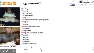 Omegle Girl Shows Wetness