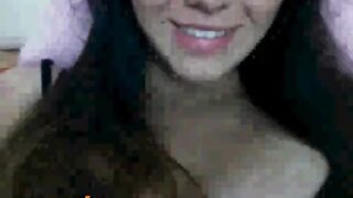 Omegle 2 - Hot Mexican Teen Shows Her Boobs On Web